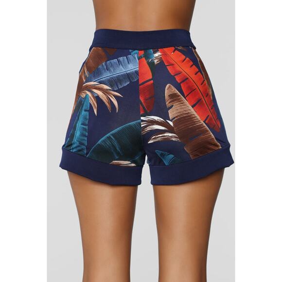 Fashion Nova - Vacation Forever 3 Piece Set - Navy/Combo - SMALL - Picture 10 of 11